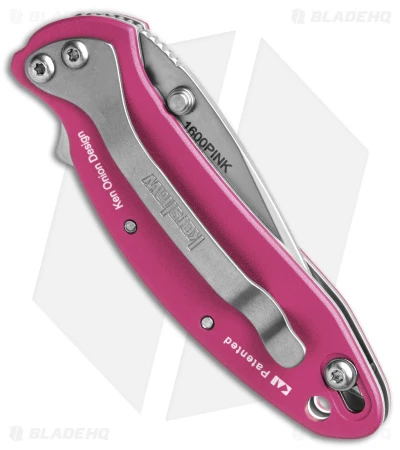 Kershaw Chive Assisted Opening Knife Pink (1.94" Bead Blast) 1600PINK - Image 3