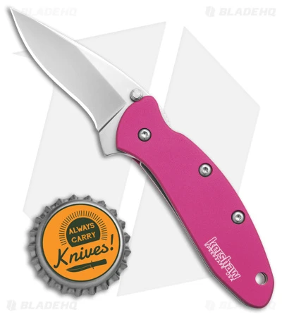 Kershaw Chive Assisted Opening Knife Pink (1.94" Bead Blast) 1600PINK - Image 4