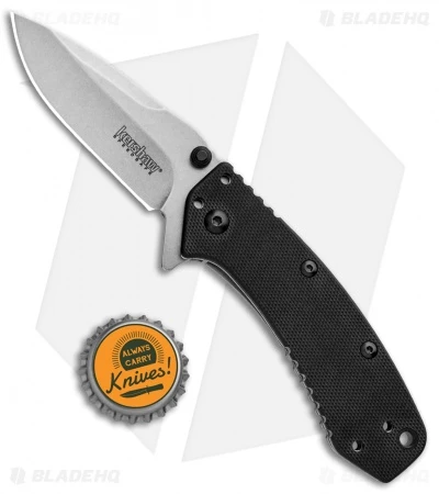 Kershaw Cryo Assisted Opening Flipper Knife Black G-10 (2.75" D2) Exclusive - Image 4
