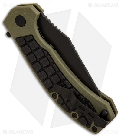 Kershaw Faultline Liner Lock Knife Green/Black GFN (3" Black) 8760 - Image 2