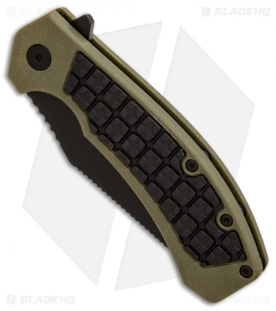 Kershaw Faultline Liner Lock Knife Green/Black GFN (3" Black) 8760 - Image 3