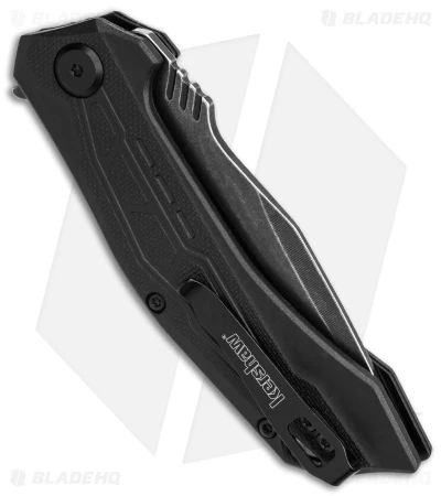 Kershaw Flatbed Spring Assisted Knife Black GFN (3.1" Black SW) 1376 - Image 3