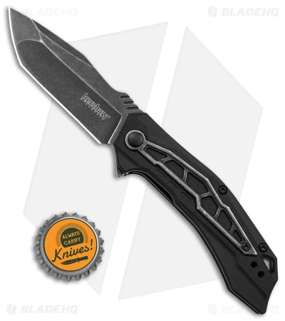 Kershaw Flatbed Spring Assisted Knife Black GFN (3.1" Black SW) 1376 - Image 4