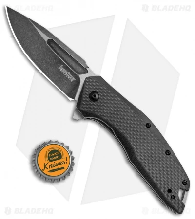 Kershaw Flourish Assisted Opening Knife Carbon Fiber/G-10 (3.5" BlackWash) 3935 - Image 4