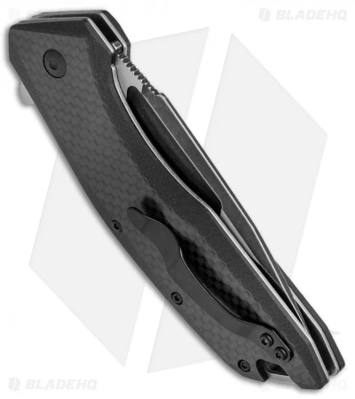 Kershaw Flourish Assisted Opening Knife Carbon Fiber/G-10 (3.5" BlackWash) 3935 - Image 3