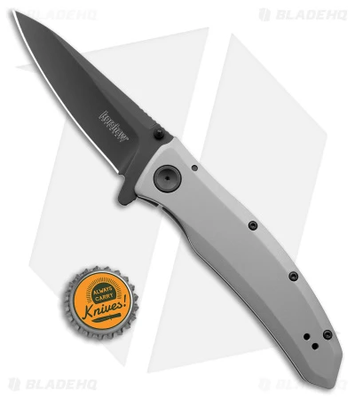 Kershaw Grid Assisted Opening Flipper Knife (3.75" Black) 2200 - Image 4
