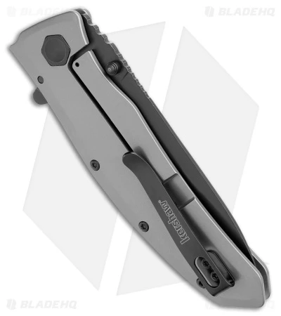 Kershaw Grid Assisted Opening Flipper Knife (3.75" Black) 2200 - Image 3