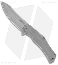 Kershaw Husker Assisted Opening Knife Stainless Steel (3" Stonewash) 1380