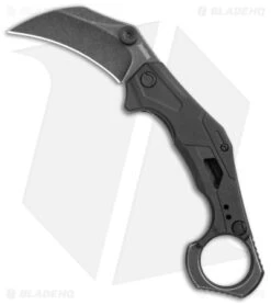 Kershaw Outlier Assisted Karambit Knife Black GRN (2.5" Black Stonewash) 2064
