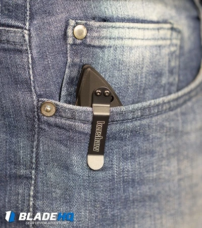 Kershaw Launch 1 Automatic Knife Blue Aluminum (3.4" BlackWash) 7100BLUBW - Image 5