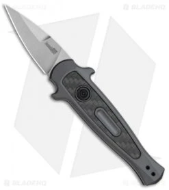 Kershaw Launch 12 CA Legal Stiletto Automatic Knife Black (1.9" Stonewash)