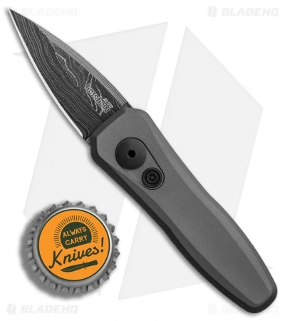 Kershaw Launch 4 CA Legal Automatic Knife Gray (1.9" Damascus) BHQ Exclusive - Image 4