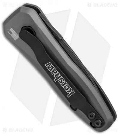 Kershaw Launch 4 CA Legal Automatic Knife Gray (1.9" Damascus) BHQ Exclusive - Image 2