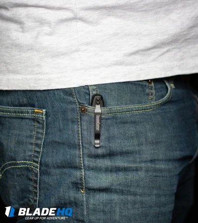 Kershaw Launch 4 CA Legal Automatic Knife Gray (1.9" Damascus) BHQ Exclusive - Image 5