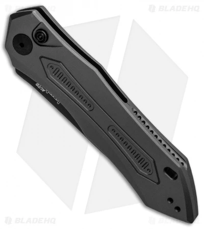 Kershaw Launch 6 Automatic Knife Gray Aluminum (3.75" Black) 7800GRYBLK - Image 2