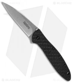 Kershaw Leek Assisted Opening Knife Glow Carbon Fiber (3" SW) 1660GLCFSW