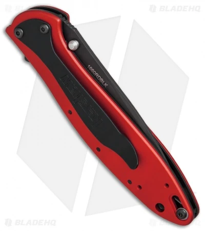 Kershaw Leek Assisted Opening Knife Red (3" Black) 1660RDBLK - Image 2
