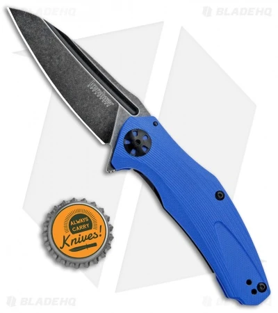 Kershaw Natrix A/O Knife Blue G-10 (3.25" BlackWash) 7007BLUBW - Image 4