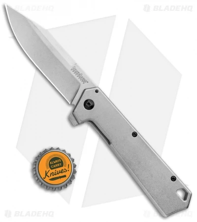 Kershaw Passage Assisted Opening Knife Stainless Steel (3.5" Stonewash) - Image 4