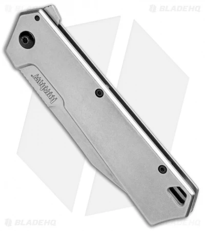 Kershaw Passage Assisted Opening Knife Stainless Steel (3.5" Stonewash) - Image 2