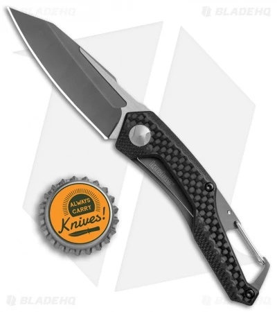 Kershaw Reverb Frame Lock Knife Carabiner Carbon Fiber/G-10 (2.5" Two-Tone) 1220 - Image 4