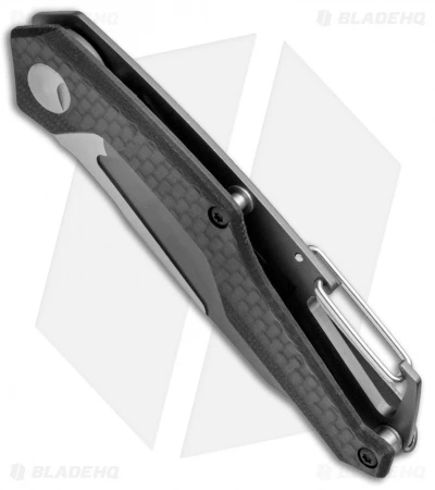 Kershaw Reverb Frame Lock Knife Carabiner Carbon Fiber/G-10 (2.5" Two-Tone) 1220 - Image 2