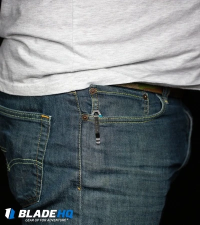 Kershaw Shuffle Liner Lock Knife Blue Multi-Tool (2.375" Stonewash) - Image 5