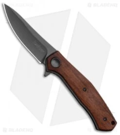 Kershaw Sinkevich Concierge Liner Lock Knife Wood (3.25" Gray) 4020WOOD