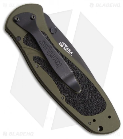 Kershaw Blur Assisted Opening Knife Olive (3.375" Black) 1670OLBLK - Image 2