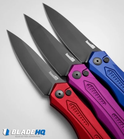 Kershaw Launch 6 Automatic Knife Blue Aluminum (3.75" Black) 7800BLUBLK - Image 4