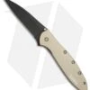 Kershaw Leek Assisted Opening Knife Desert Sand (3" Black) 1660DSBLK