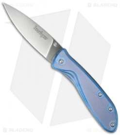 Kershaw Sapphire Liner Lock Knife Blue Titanium (3" Satin) 1450